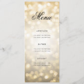 90誕生日プログラムライト金ゴールドメニュー プログラム (裏面)