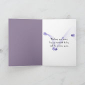 90誕生日リリー・オブ・ザ・バレー カード (内部)