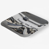 90誕生日レトロタイプライター ペーパープレート (傾斜あり)