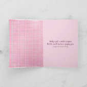 90誕生日ローズブーケ カード (内部)