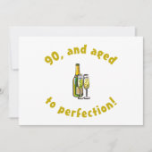 90誕生日完全高齢化 カード (正面)