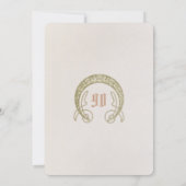 90誕生日招待状アールヌーボーバイミュシャ 招待状 (裏面)