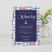 90誕生日招待状-90年航海の夏 招待状 (スタンド正面)