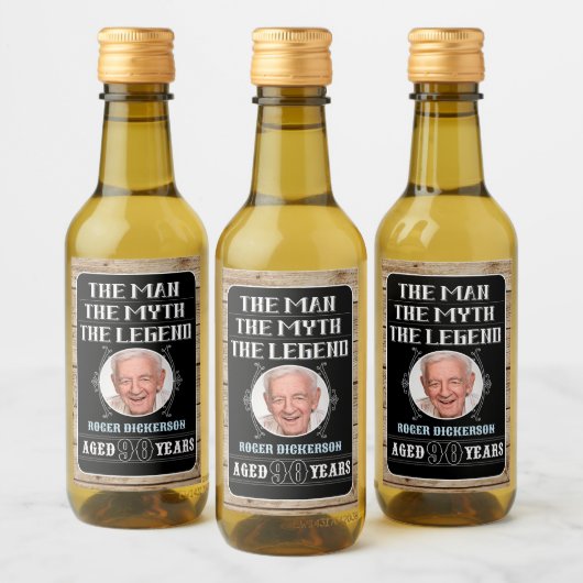 90誕生日男、神話、伝説 ワインラベル (ボトル)
