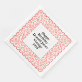 90誕生日番号模様ホタテ珊瑚/白 (コーナー)