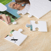 90誕生日番号90カスタム写真 ジグソーパズル (側面)