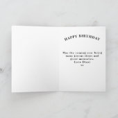 90誕生日素晴らし90歳お名前の追加 カード (内部)