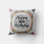 90誕生日装飾用クッションA Keepsake of Cherishe クッション (裏面)