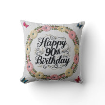 90誕生日装飾用クッションA Keepsake of Cherishe