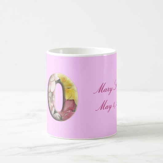 90誕生日記念日マイルストーンマグ コーヒーマグカップ (中央)