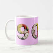 90誕生日記念日マイルストーンマグ コーヒーマグカップ (左)