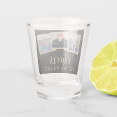 90誕生日3フォトブラック金ゴールドスクリプト応援 ショットグラス (裏面)