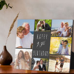 90誕生日7フォトコラージダークグレー フォトプラーク<br><div class="desc">写真のプラークとハッピー90誕生日パーソナライズされたを言いなさい。この写真テンプレートは、誕生日の挨拶の写真のコラージュに表示されお気に入りのる7枚の写真を追加するのまわりにために設定されている。タイポグラフィ読の単なる"Happy 90誕生日"の文言カジュアル。「90th」は実際に編集可能でもしす誕生日にこれを望ん違うでね。このデザインはダークグレーとホワイトのカラーパレットを持っている – 編集可能な年齢を持つその他の色は私の店で利用可能。</div>