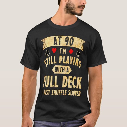90誕生日90年カード Tシャツ (正面)