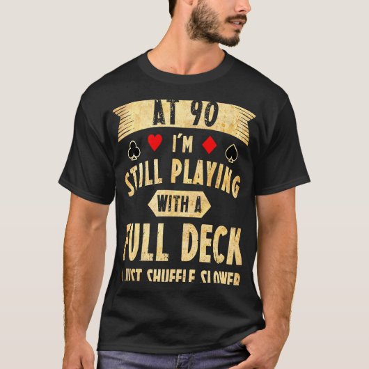 90誕生日90年カード Tシャツ (正面)