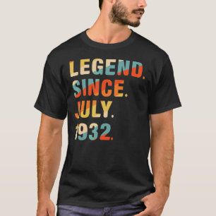 90誕生日90歳の伝説1932年7月以来 Tシャツ