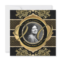 90誕生日90番目の金ゴールドダイヤモンド写真立て