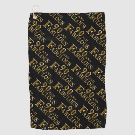 90誕生日 ゴルフタオル (正面)