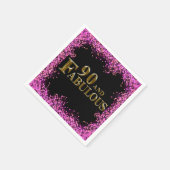 90誕生日 スタンダードカクテルナプキン (角)