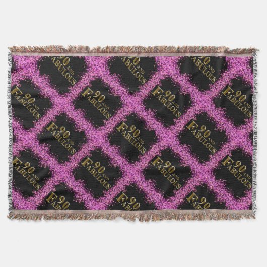 90誕生日 スローブランケット (正面)