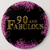 90誕生日 缶バッジ (正面)