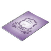 90誕生祝いヴィンテージフレームゲストブック ノートブック (左側)