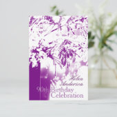 90誕生祝い花束- 招待状 (スタンド正面)