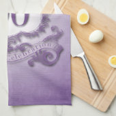 90誕生祝い パーソナライズされた キッチンタオル (四つ折り)