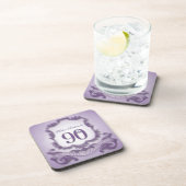 90誕生祝い パーソナライズされた コースター (右側)