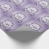 90誕生祝い パーソナライズされた ラッピングペーパー (角)