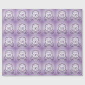 90誕生祝い パーソナライズされた ラッピングペーパー (フラット)