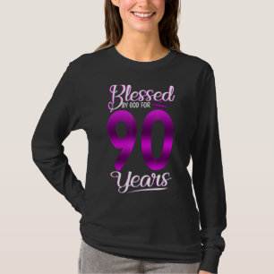 90賛美歳90誕生日Crの神による Tシャツ