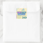 90食べ年代のVibeスタンプ スクエアシール (バッグ)