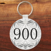 900市外局番 キーホルダー (正面)