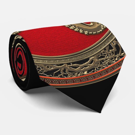 【900年】聖金ゴールドタコの防御姿勢 ネクタイ (ロール)