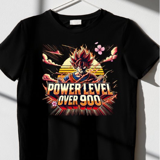 9000以上の電力レベル Tシャツ