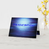 90036、お客様の誕生日 カード (黄色い花)