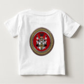 [900]チュートニック秩序の紋章 ベビーTシャツ (裏面)