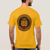 [900]ナイツテンプラールコート・オブ・アームズ Tシャツ (裏面)