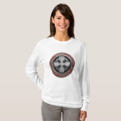 [900]古代ケルト聖銀ノットクロス Tシャツ (正面フル)