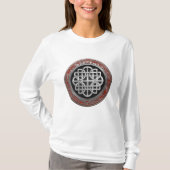 [900]聖ケルト銀ノットクロス Tシャツ (正面)