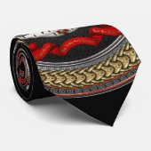 [900] Knights Templar Coat of Arms ネクタイ (ロール)