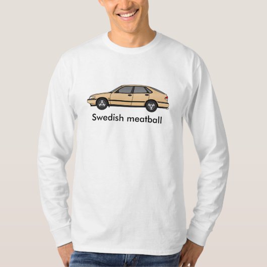 900.S_tanのスウェーデンミートボール Tシャツ (正面)