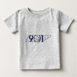 901バスケットボール ベビーTシャツ