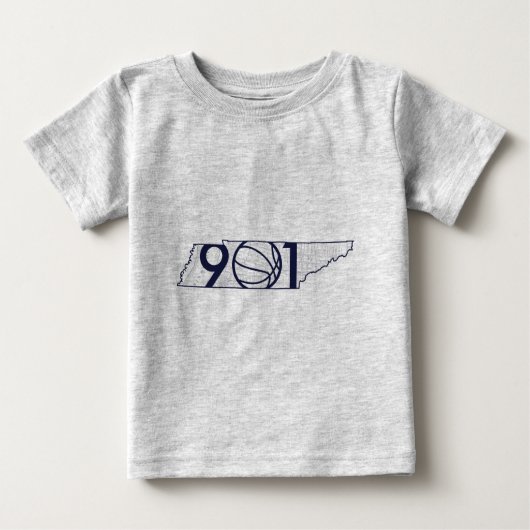 901バスケットボール ベビーTシャツ (正面)
