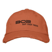 902ハット 刺繍入りキャップ (正面)