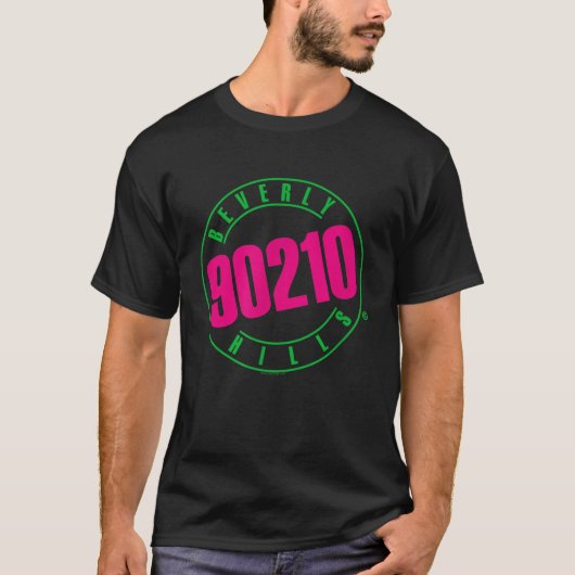 90210ネオン Tシャツ (正面)