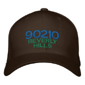 90210 BEVERLY HILLS CALIFORNIA HAT 刺繍入りキャップ (正面)