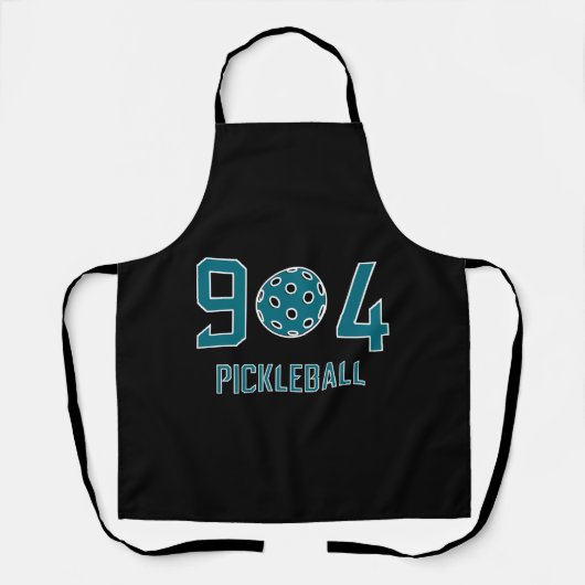 904ピックボールティール（緑がかった色） エプロン (正面)