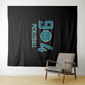 904ピックボールティール（緑がかった色） タペストリー (インサイチュ(横))